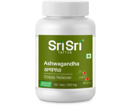 Ashwagandha Sri Sri Tattva, 60 tabletek