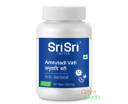 Amrutadi vati Sri Sri Tattva, 60 tabletek