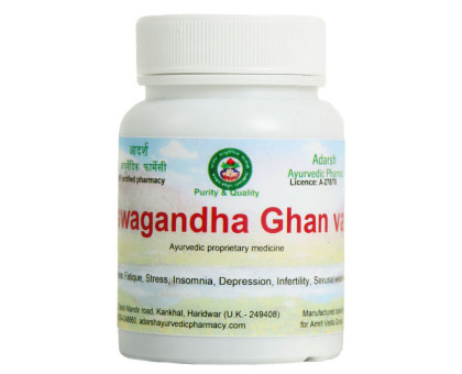 Ashwagandha ekstrakt Adarsh Ayurvedic, 40 gramy ~ 100 tabletek