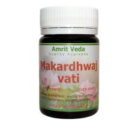 Makardhwaj vati, 60 tabletek - 10 gramy