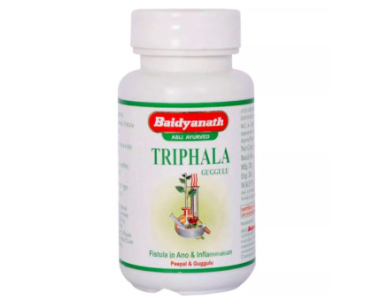 Triphala Guggulu Baidyanath, 80 tabletek - 25 gramy