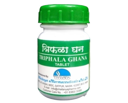 Triphala ekstrakt Chaitanya (Triphala ekstrakta Chaitanya), 60 tabletek