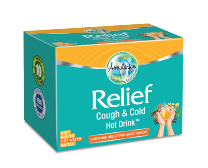 Relief Cough and Cold Hot Drink gorący napój Amrutanjan, 20 pc