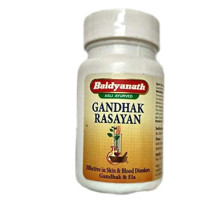 Gandhak Rasayana, 40 tabletek - 12 gramy