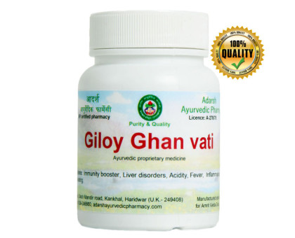 Giloy ekstrakt Adarsh Ayurvedic, 20 gramy ~ 65 tabletek