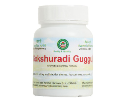 Gokshuradi Guggul Adarsh Ayurvedic, 40 gramy ~ 100 tabletek