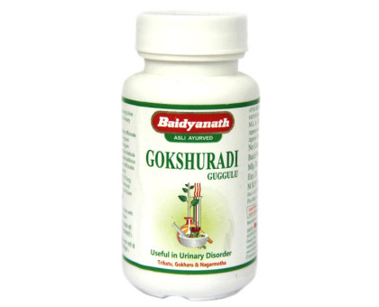 Gokshuradi Guggulu Baidyanath, 80 tabletek - 30 gramy