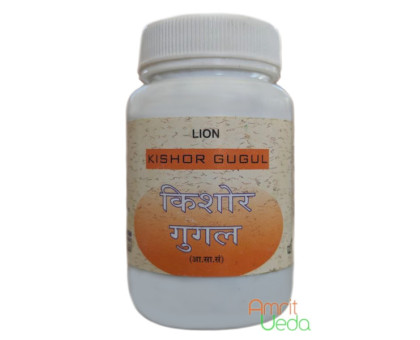 Kaishore Guggul (Kishor Gugul) Lion, 100 tabletek - 30 gramy