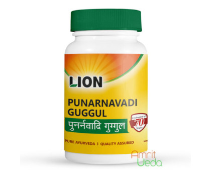 Punarnavadi Guggul Lion, 100 tabletek - 50 gramy