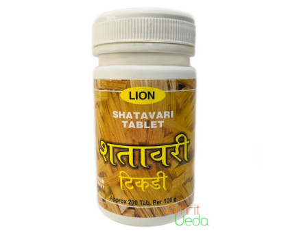 Shatavari Lion, 100 gramy ~ 200 tabletek