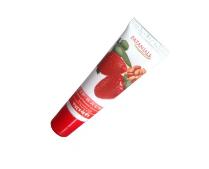 Lip balsam Strawberry Patanjali, 10 ml