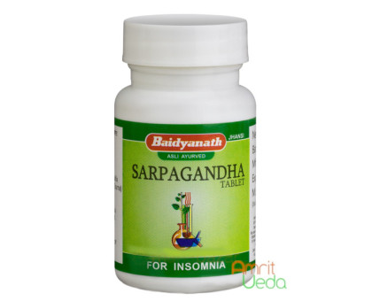 Sarpagandha Baidyanath, 50 tabletek - 23 gramy - 23 gramy