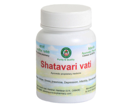 Shatavari vati Adarsh Ayurvedic, 50 gramy ~ 90 tabletek