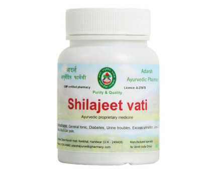 Shilajeet vati Adarsh Ayurvedic, 40 gramy ~ 110 tabletek