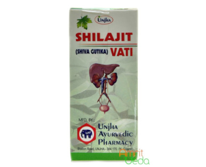 Shilajit vati Unjha, 40 tabletek - 10 gramy