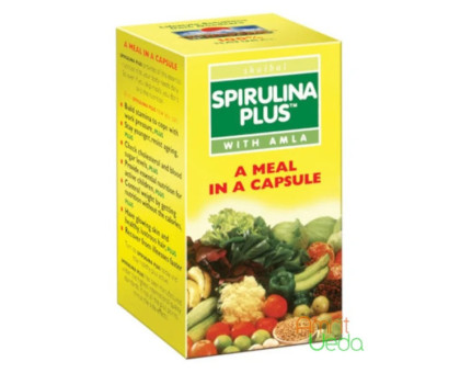 Spirulina plus with Amla GoodCare, 60 kapsułki