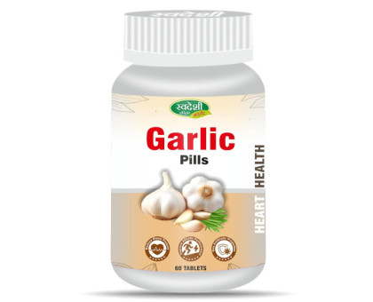 Garlic - Lasuna extract Swadeshi Ayurved, 60 tabletek - 13 gramy