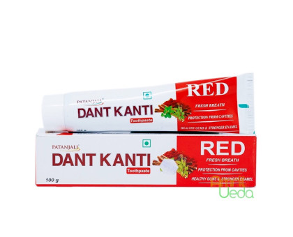 Toothpaste Dant Kanti Red Patanjali, 100 gramy