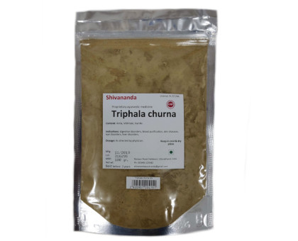 Triphala proszek Shivananda, 100 gramy