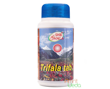 Triphala Shri Ganga, 200 tabletek - 85 gramy