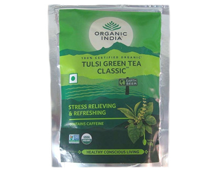 Tulsi Green herbata Organic India, 100 gramy