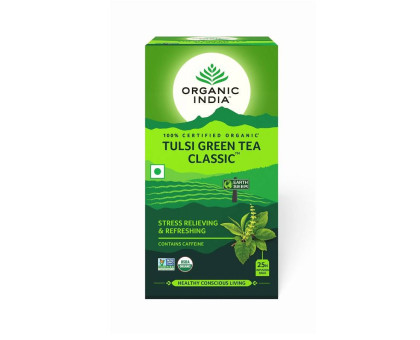 Tulsi Green herbata Organic India, 20 herbata bags