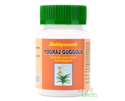 Yogaraj Guggul (Yograj Guggulu) Baidyanath, 100 tabletek - 45 gramy