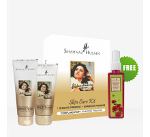 Zestaw — Pielęgnacja premium (Shalife Premium + Shamoist Premium) + Sharose Premium, 60 gramów + 100 gramów + 100 ml