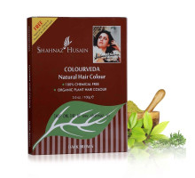 Farba do włosów Natural Colourveda Ciemnobrązowa, 100 gramów