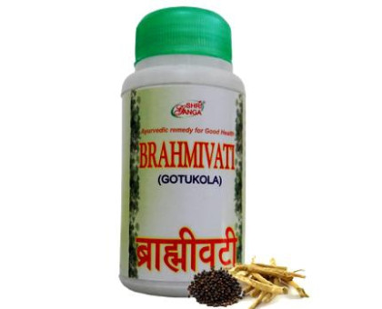 Brahmi vati Shri Ganga, 200 tabletek - 100 gramy