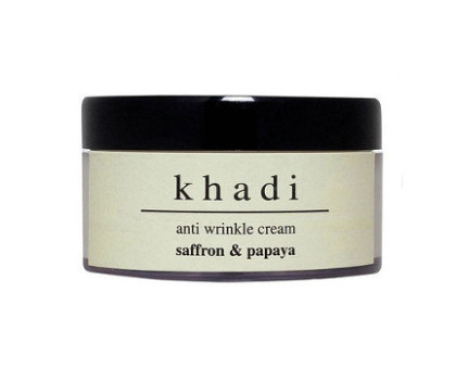 Anti wrinkle cream Saffron & Papaya Khadi, 50 gramy