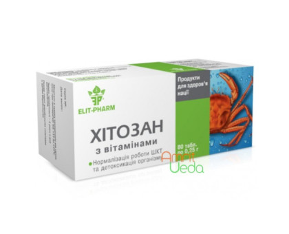 Chitosan with vitamins Elit-Pharm, 80 tabletek