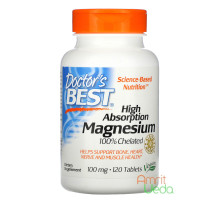 Magnesium chelated - 100 mg, 120 tabletek