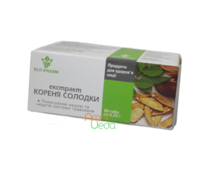 Licorice root ekstrakt Elit-Pharm, 80 tabletek