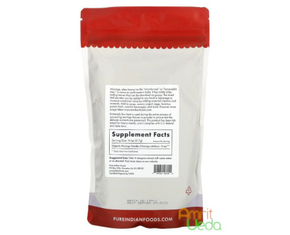 Moringa proszek Pure Indian Foods, 227 gramy