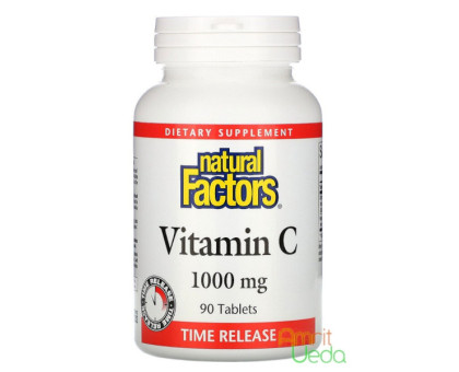 Vitamin C 1000 mg Natural Factors, 60 tabletek