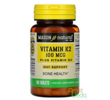 Vitamin K2 plus D3, 100 tabletek