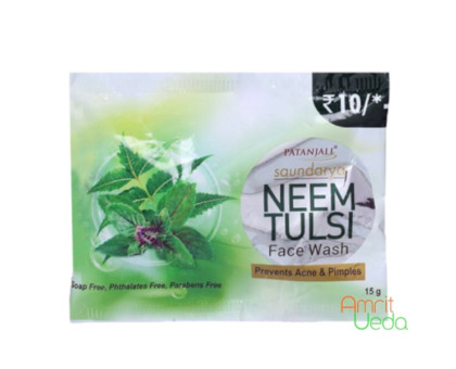 Face wash Saundarya Neem-Tulsi Patanjali, 15 gramy