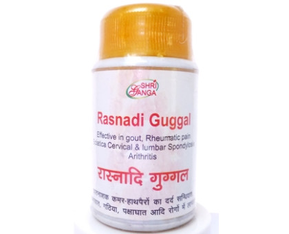 Rasnadi Guggul Shri Ganga, 50 gramy - 100 tabletek - 100 tabletek