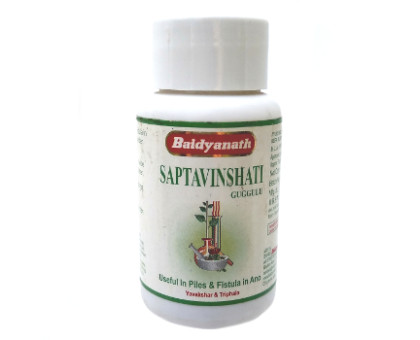 Saptavinshati Guggul Baidyanath, 80 tabletek - 30 gramy