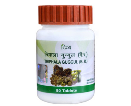 Triphala Guggul Patanjali, 80 tabletek - 40 gramy