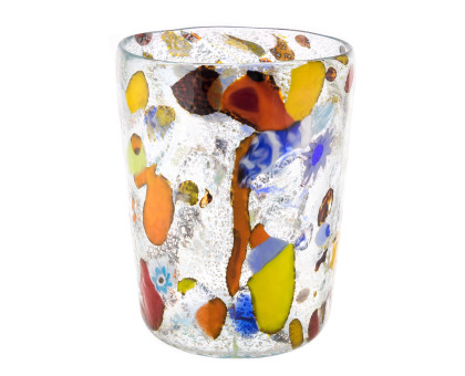 Glass multicolored Murano, 350 ml